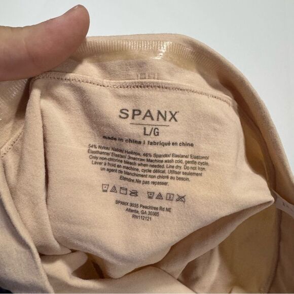 SPANX Nude High Waisted Tummy Control Shapewear Shorts - Picture 4 of 4